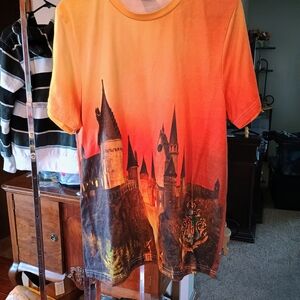 Orange Castle Graphic Tee